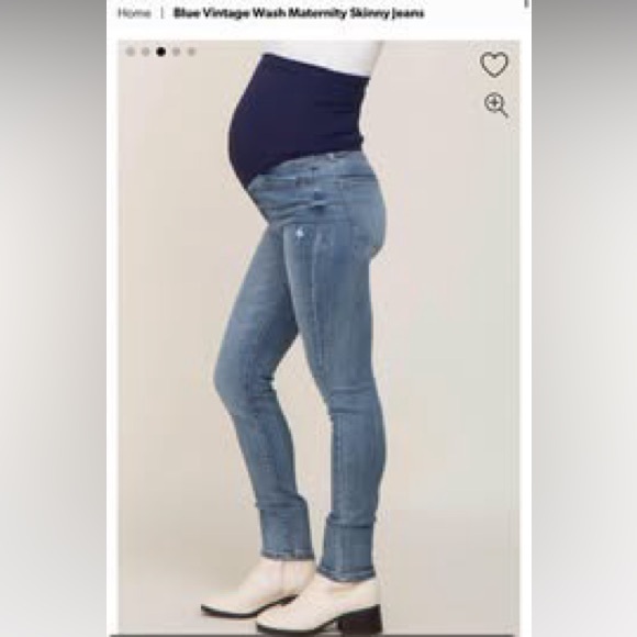 Pinkblush Maternity Blue Jeans - Picture 2 of 7